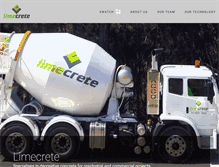 Tablet Screenshot of limecrete.com.au